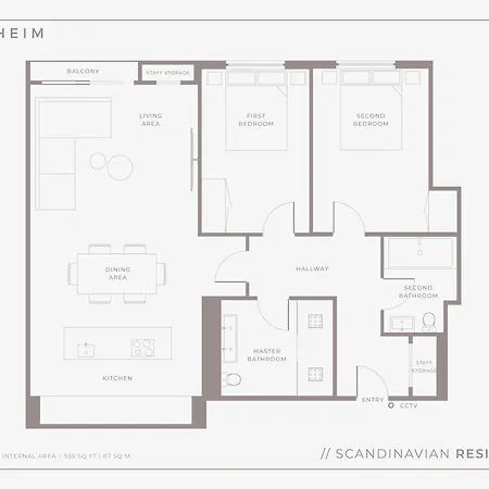 Scandinavian By The Heim Apartamento *