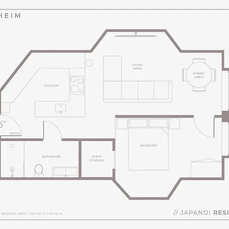 Japandi By The Heim Apartamento *