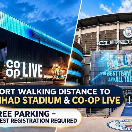 Luxury 3br, Fully Refurb, Etihad, Co-op Live Сasa de vacaciones
