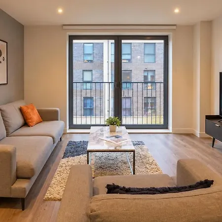 Luxury 1bd Flat, Gym, Old Trafford, Free Parking