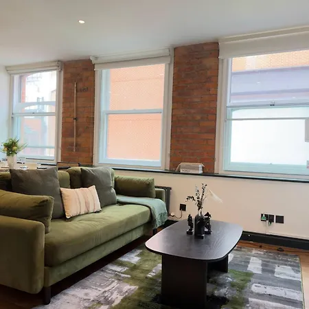 Modern 1br - Exposed Brick - Gym - Monthly Apartment Manchester