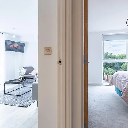 Apartamento Modern 1-bed Sleeps 4 Free Parking Mánchester