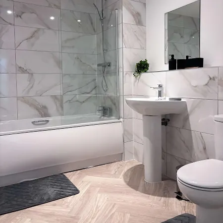Apartamento Stylish 2-bedroom In Salford Mánchester