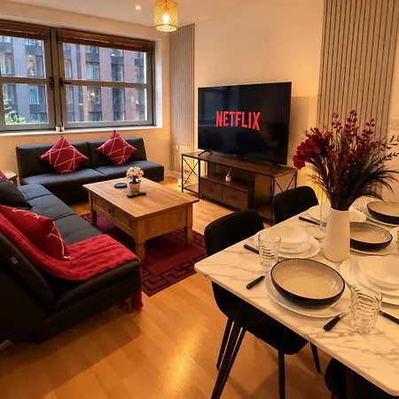 Apartment - Luxury 2br Apartment, Centre, Oxford Road Station, Deansgate, Business Stays, 65