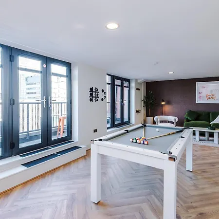 Penthouse 2br, Sleeps 6 In Ancoats Mánchester