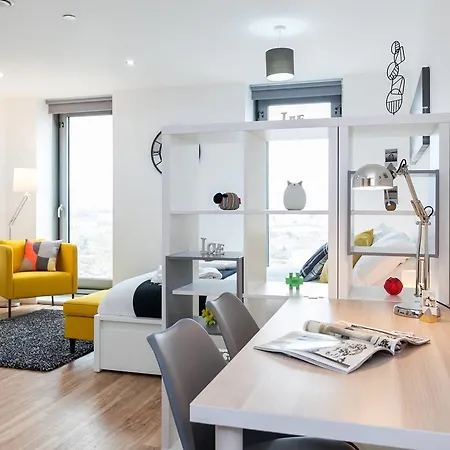 Apartmán Stunning Studio In Salford Quays Manchester