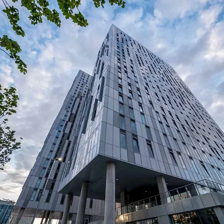 Apartmán 'stunning 2br Apt Salford Quays -free Gym & Parking Manchester