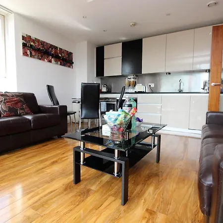 アパート Media City Lowry 4 Guests 2 Bed