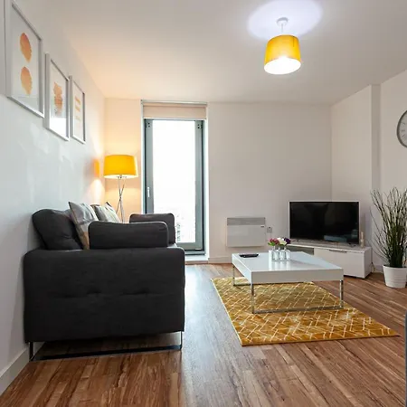 Appartement X1 Media City 3 Bedroomed Free Wifi & Free Parking Manchester