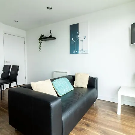Prime Salfordquays/mediacityuk Location W/ Balcony Lägenhet *