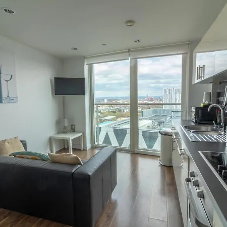 Prime Salfordquays/mediacityuk Location W/ Balcony * מנצ'סטר
