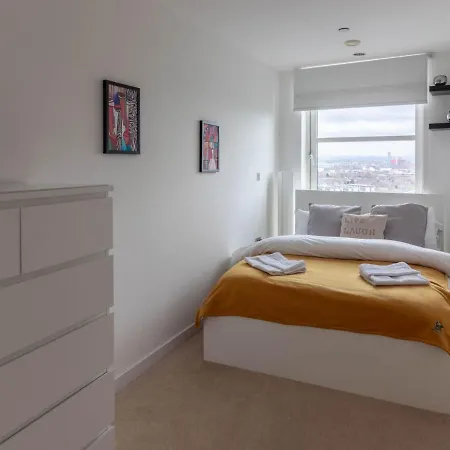 Lägenhet Prime Salfordquays/mediacityuk Location W/ Balcony
