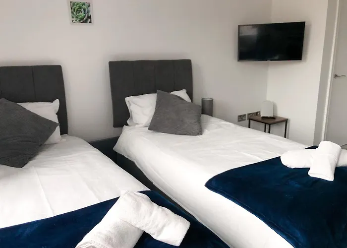 Apartamento 10min To - Free Parking - Private - Contractor Friendly Mánchester