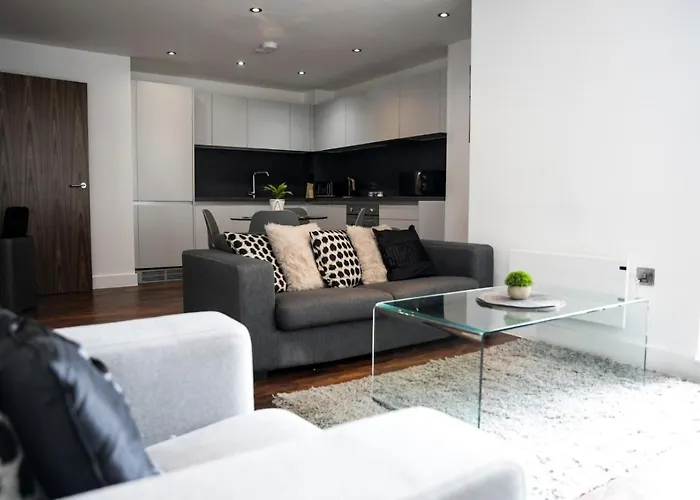 Apartman Onpoint - Spacious 2 Bedroom Apt - City Centre With Balcony Manchester