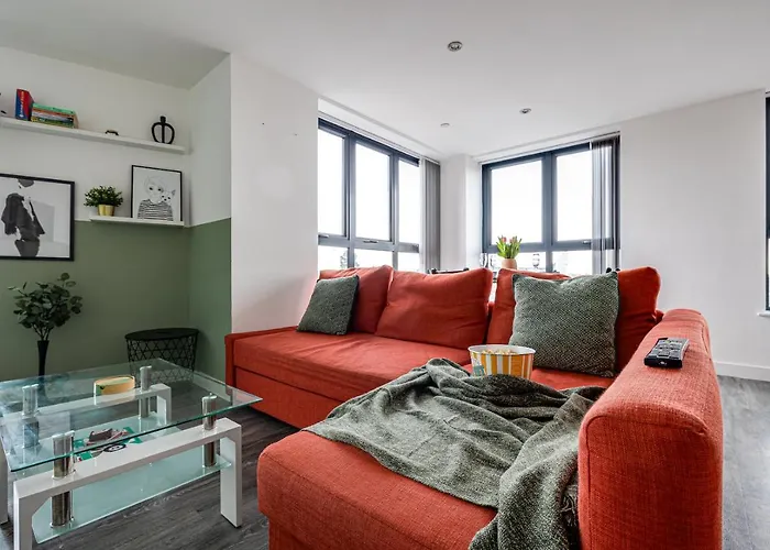 Stunning 2 Bed With Free Parking Close To Cc Apartment Manchester