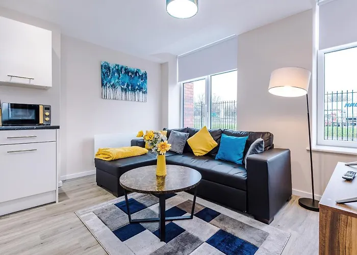 Weelky And Monthly Bookings At Cassia Unit - Telly Homes Ltd -brand New 1 Bedroom Salford, Apartamento