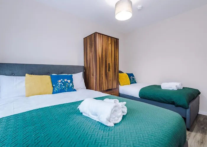 Weelky And Monthly Bookings At Cassia Unit - Telly Homes Ltd -brand New 1 Bedroom Salford, Apartamento