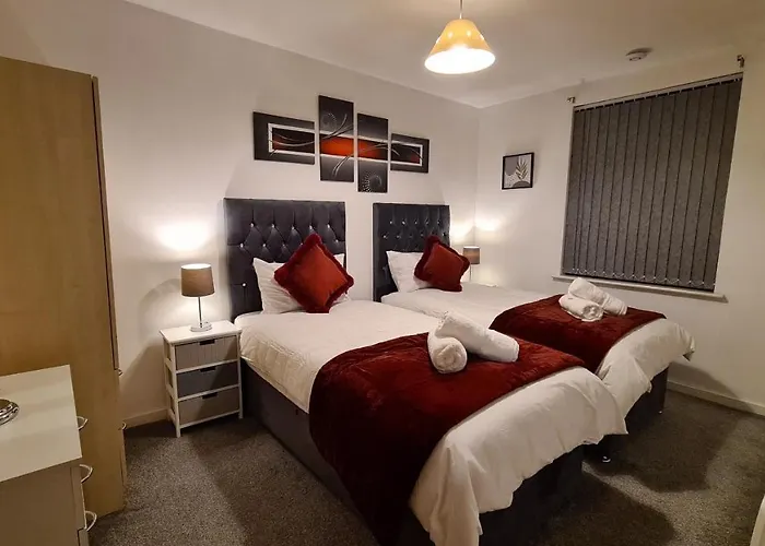 Appartement Luxury 2 Bed With Free Wi-fi & Parking Manchester