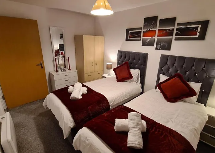 Appartement Luxury 2 Bed With Free Wi-fi & Parking Manchester