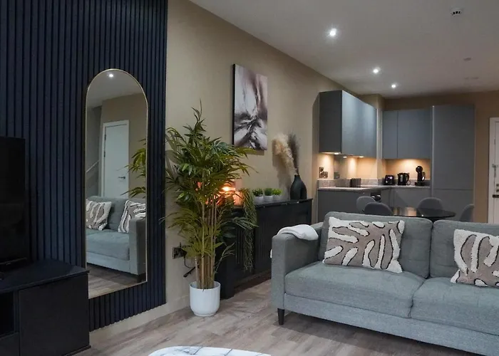 Daire Centrally Located 2bdr Townhouse By Torr Group Short Lets & Serviced With Free Parking Manchester