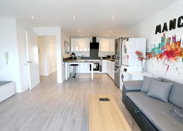 Modern Flat -walk To Deansgate & Old Trafford - Pass The Keys 아파트