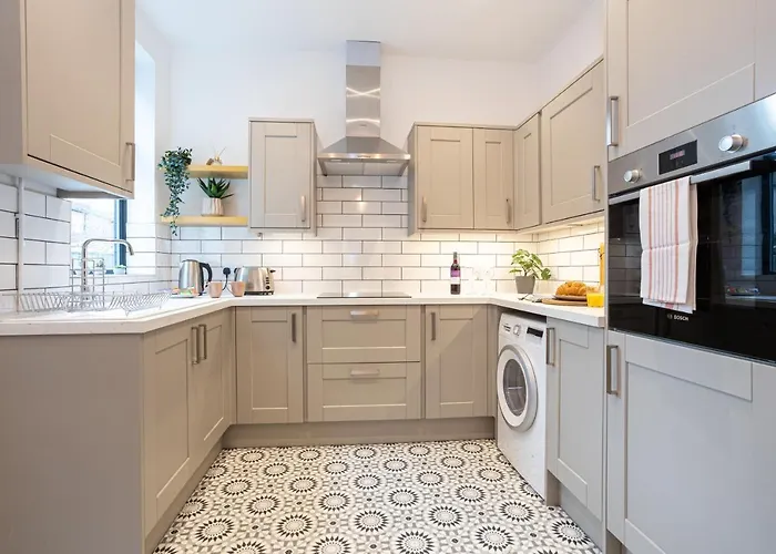 Сasa de vacaciones Stunning Scandi Abode In Parking