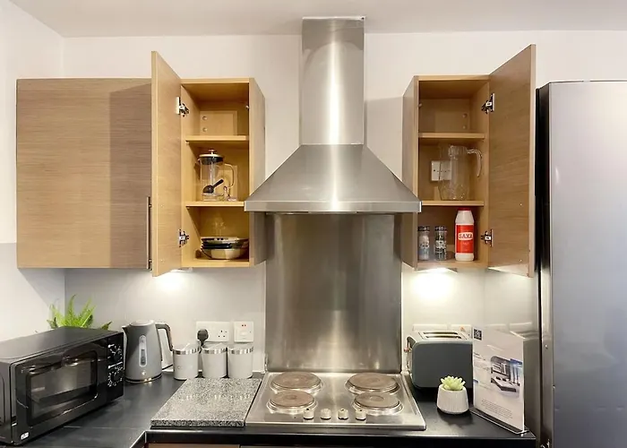 Apartament Cityfront Cosy Near Centre & Etihad Stadium, Free Parking *