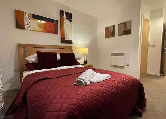 Apartament Cityfront Modern Apt near Centre/etihad, Free Parking