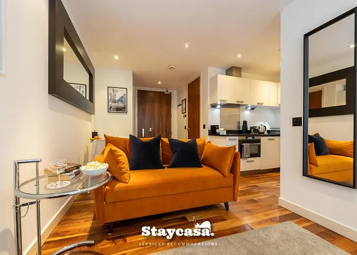 아파트 Sunset Haven With Balcony And Free Parking 맨체스터