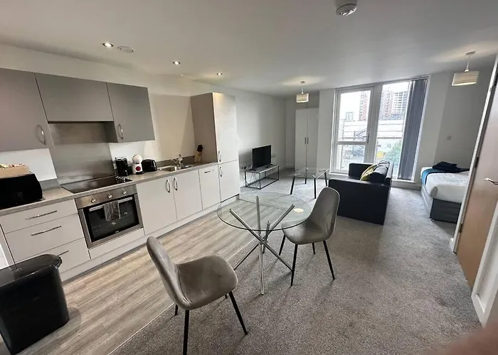 아파트 Fab, Spacious Studio+balcony Mcr 맨체스터