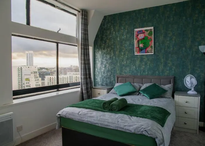 아파트 Centre Apartment, Skyline View 맨체스터