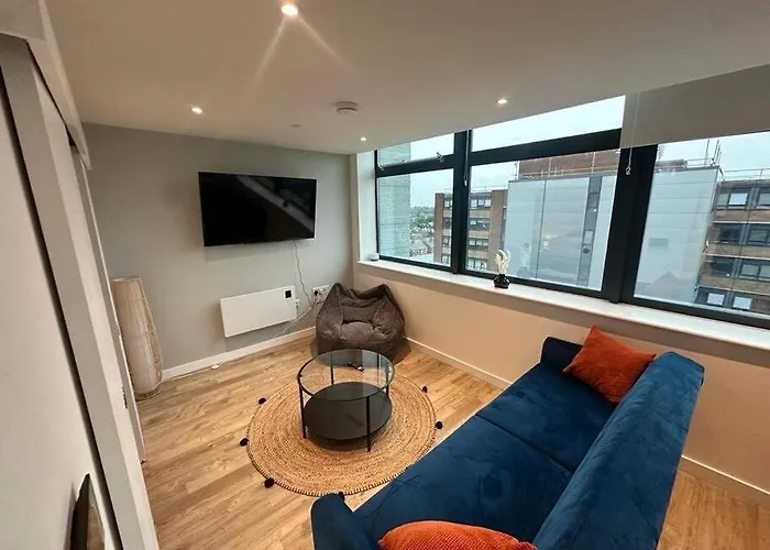 Apartmán Stylish, Top-floor 1 Bed *