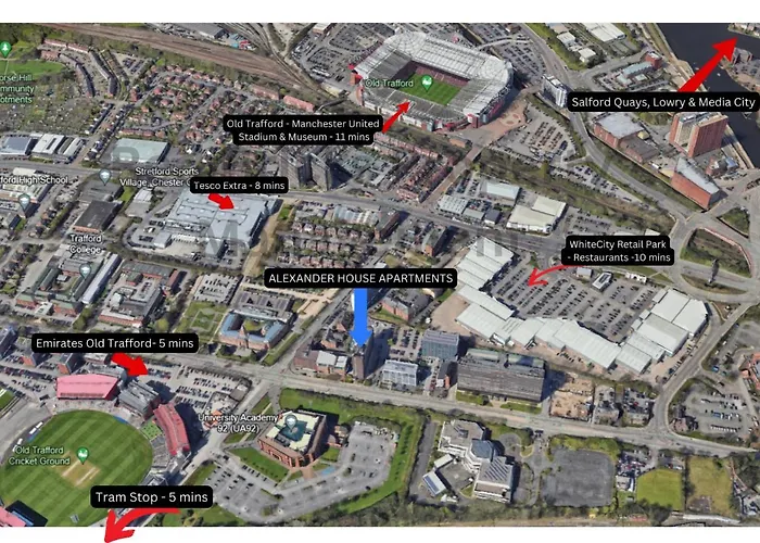 Apartamento Bright Stylish In Old Trafford