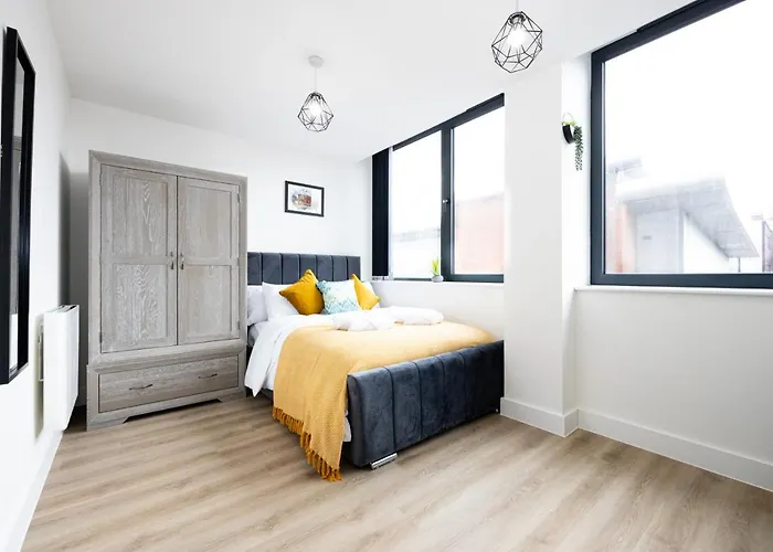 Apartamento Bright Stylish In Old Trafford *