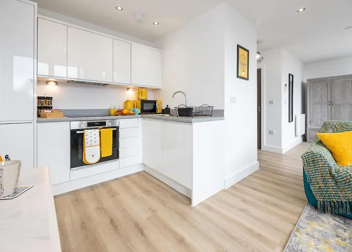 Bright Stylish In Old Trafford Apartmán *