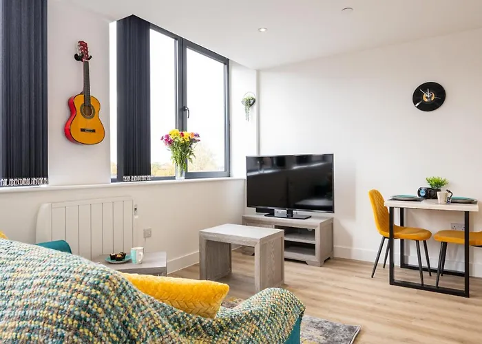 Apartamento Bright Stylish In Old Trafford Mánchester