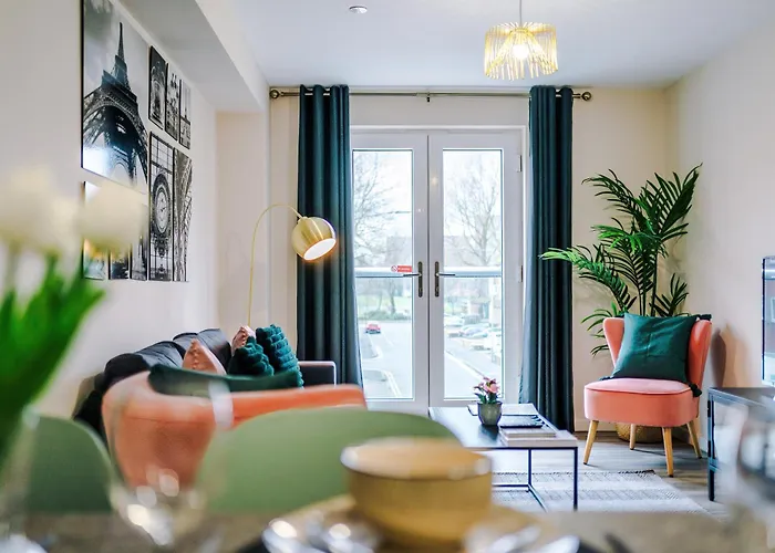 Apartmán Deluxe New Build 2 Bedroom 2 Bathroom - Free Secure Parking Manchester