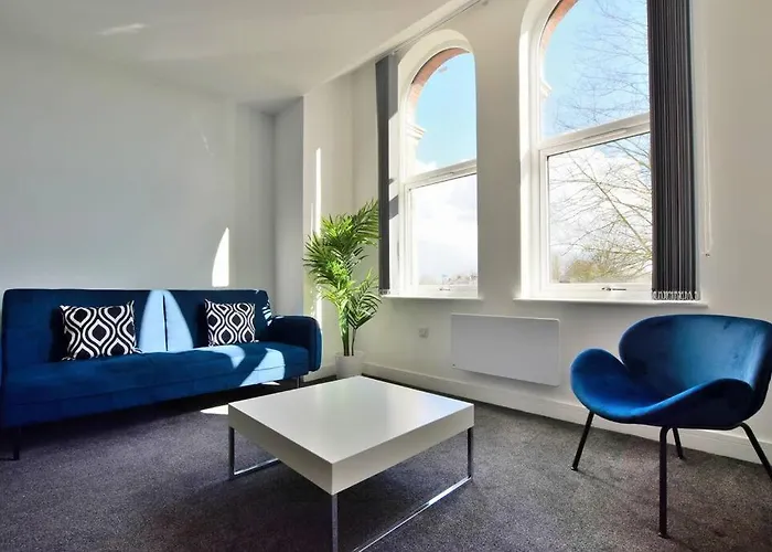 Free Parking - Beautiful 2-br Flat In Lejlighed Manchester