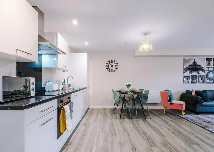 Apartmán Deluxe New Build 2 Bedroom 2 Bathroom - Free Secure Parking Manchester