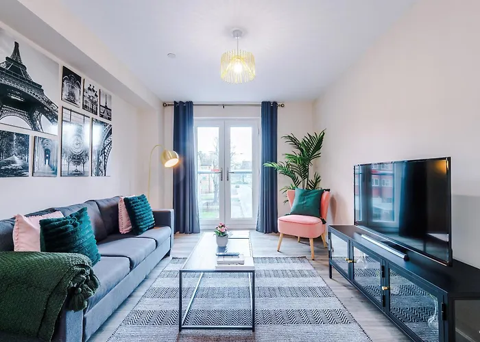 Apartament Deluxe New Build 2 Bedroom 2 Bathroom - Free Secure Parking Manchester