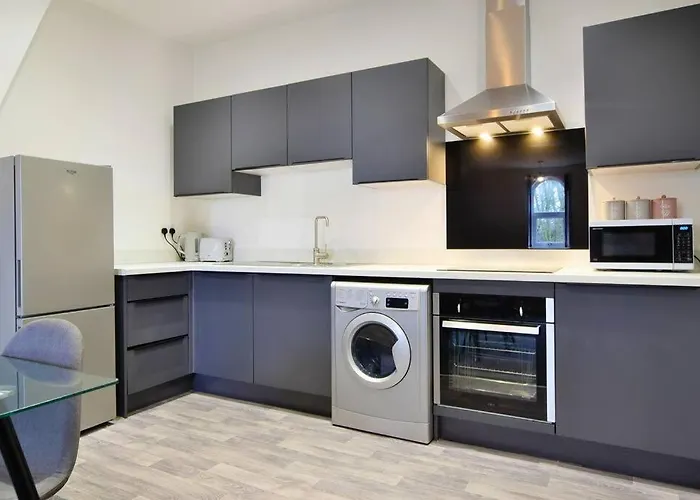 아파트 Free Parking - Modern 2-br Flat Close To Salford Royal