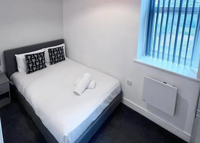 아파트 Free Parking - Stunning 2-br Near Salford Royal 맨체스터