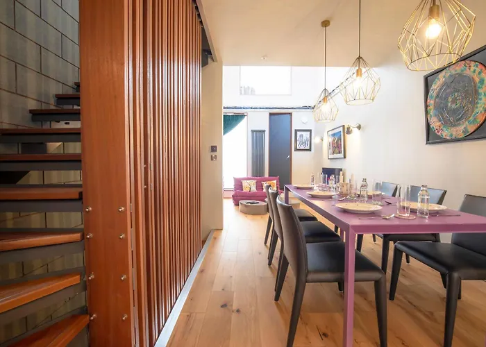 Сasa de vacaciones Luxury Roof Terrace Townhouse Mánchester