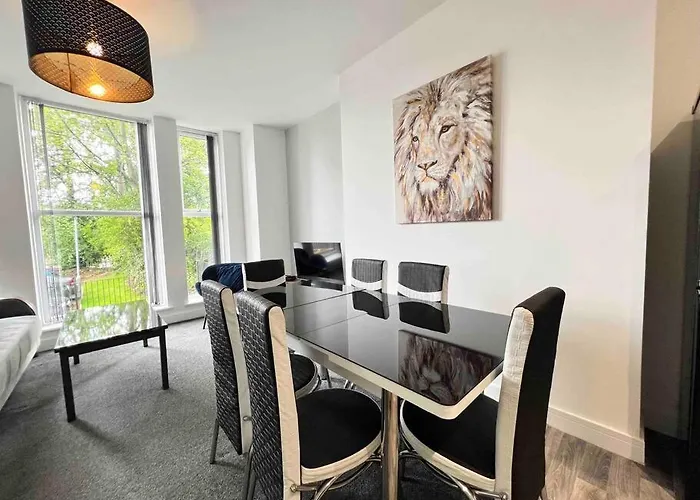 Daire Free Parking - Cosy 2-br Flat Near Salford Royal Manchester