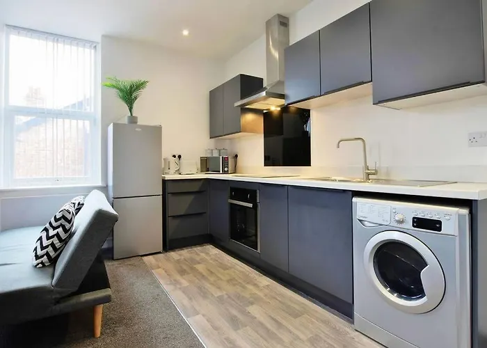Free Parking - Charming 2-br Flat Near Salford Royal Apartament Manchester