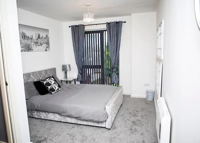 Stylish Two-bedroom Salford Quays Apartmán Manchester