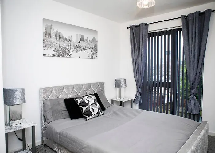Apartmán Stylish Two-bedroom Salford Quays Manchester