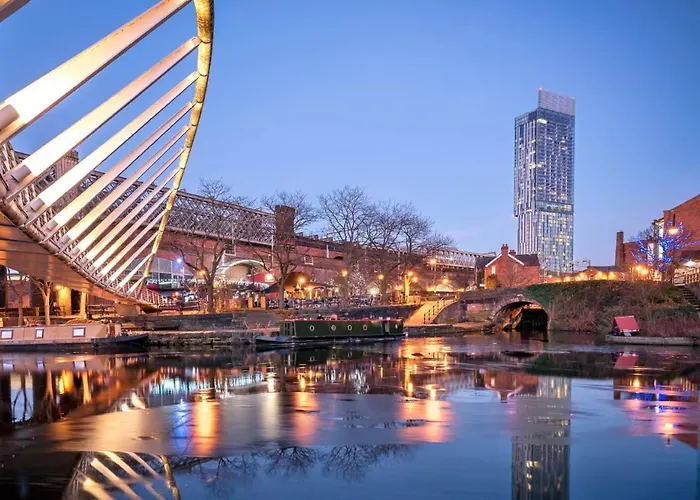 아파트 Deansgate Luxury - Modern & Warm 1-bed - Ideal For Business Or Work - Presented By Parydise *