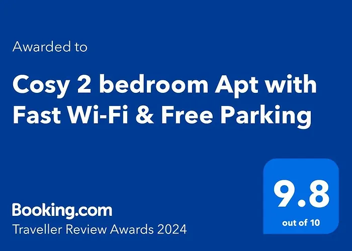 Appartement Luxury 2 Bed With Free Wi-fi & Parking *