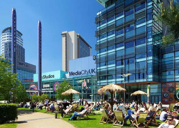아파트 The Salford Quay, Warm & Beautiful With Hyper Fast Wifi & Great Views!